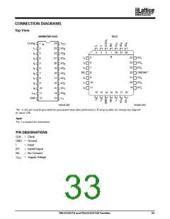 浏览型号PALCE22V10H-10PC/5的Datasheet PDF文件第33页