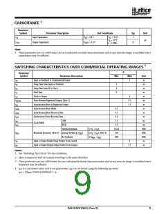 浏览型号PALCE22V10H-5JC/5的Datasheet PDF文件第9页