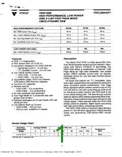 浏览型号V53C104AP80的Datasheet PDF文件第1页