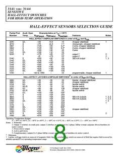 浏览型号UGN3141*的Datasheet PDF文件第8页