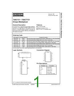 浏览型号74AC151SJX的Datasheet PDF文件第1页