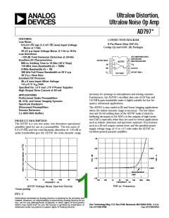 浏览型号AD797*的Datasheet PDF文件第1页