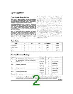 浏览型号BQ4011MA-70N的Datasheet PDF文件第2页