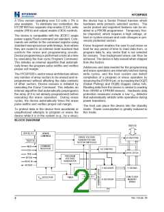 浏览型号HY29F800BT-70E的Datasheet PDF文件第2页
