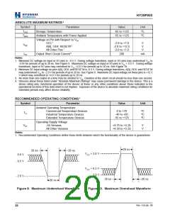 浏览型号HY29F800BT-70E的Datasheet PDF文件第20页