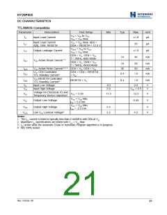 浏览型号HY29F800BT-70E的Datasheet PDF文件第21页