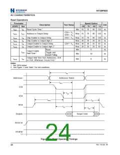浏览型号HY29F800BT-70E的Datasheet PDF文件第24页