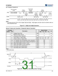 浏览型号HY29F800BT-70E的Datasheet PDF文件第31页