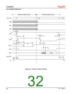 浏览型号HY29F400BG55的Datasheet PDF文件第32页