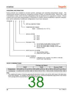 浏览型号HY29F400BG55的Datasheet PDF文件第38页
