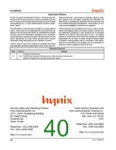浏览型号HY29F400BG55的Datasheet PDF文件第40页
