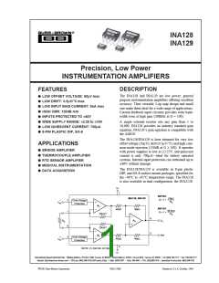 浏览型号INA128U的Datasheet PDF文件第1页