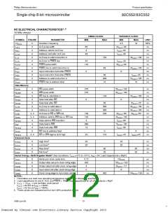浏览型号PCB80C552-5-16WP的Datasheet PDF文件第12页