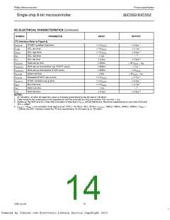 浏览型号PCB80C552-5-16WP的Datasheet PDF文件第14页