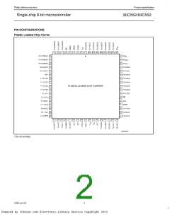 浏览型号PCB80C552-5-16WP的Datasheet PDF文件第2页