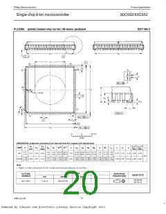浏览型号PCB80C552-5-16WP的Datasheet PDF文件第20页