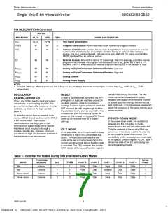 浏览型号PCB80C552-5-16WP的Datasheet PDF文件第7页
