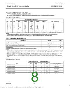 浏览型号PCB80C552-5-16WP的Datasheet PDF文件第8页