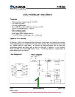 浏览型号RTS903的Datasheet PDF文件第1页