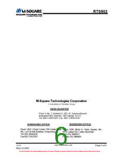 浏览型号RTS903的Datasheet PDF文件第6页