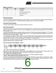 浏览型号ATTINY15(PDIP)的Datasheet PDF文件第6页