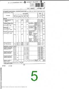 浏览型号HCF4052BE的Datasheet PDF文件第5页