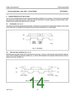 浏览型号PCF8583的Datasheet PDF文件第14页