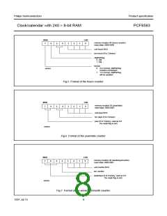 浏览型号PCF8583P的Datasheet PDF文件第8页