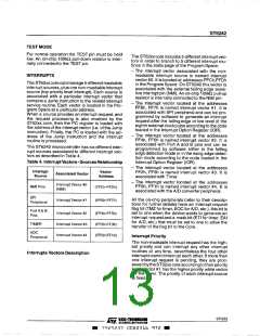 浏览型号ST6242Q6/XX的Datasheet PDF文件第13页