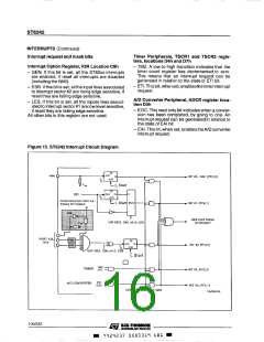 浏览型号ST6242Q6/XX的Datasheet PDF文件第16页