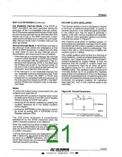 浏览型号ST6242Q6/XX的Datasheet PDF文件第21页