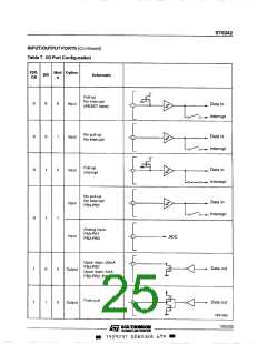 浏览型号ST6242Q6/XX的Datasheet PDF文件第25页