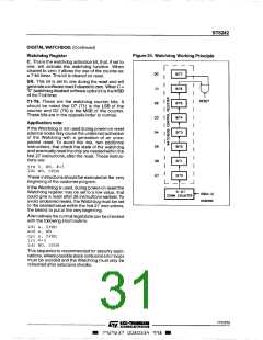 浏览型号ST6242Q6/XX的Datasheet PDF文件第31页
