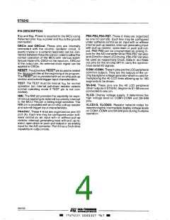 浏览型号ST6242Q6/XX的Datasheet PDF文件第4页