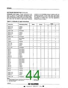 浏览型号ST6242Q6/XX的Datasheet PDF文件第44页