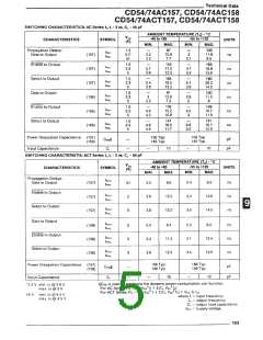 浏览型号CD74AC157E的Datasheet PDF文件第5页