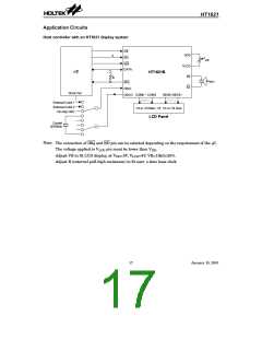 浏览型号HT1621B-48SSOP的Datasheet PDF文件第17页