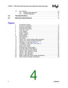 浏览型号LXT350PE的Datasheet PDF文件第4页
