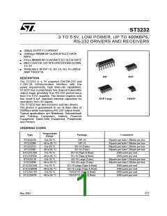浏览型号ST3232C的Datasheet PDF文件第1页