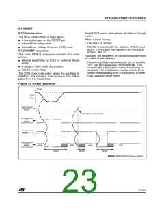 浏览型号ST62T03CN3/CCC的Datasheet PDF文件第23页