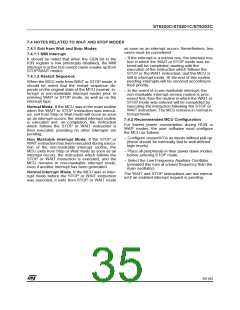 浏览型号ST62T03CN3/CCC的Datasheet PDF文件第35页