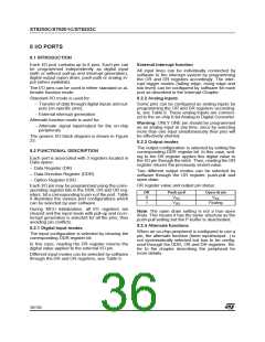 浏览型号ST62T03CN3/CCC的Datasheet PDF文件第36页