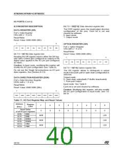 浏览型号ST62T03CN3/CCC的Datasheet PDF文件第40页