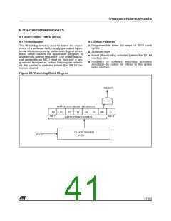 浏览型号ST62T03CN3/CCC的Datasheet PDF文件第41页