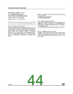 浏览型号ST62T03CN3/CCC的Datasheet PDF文件第44页