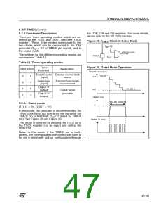 浏览型号ST62T03CN3/CCC的Datasheet PDF文件第47页