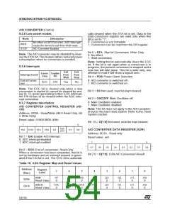 浏览型号ST62T03CN3/CCC的Datasheet PDF文件第54页