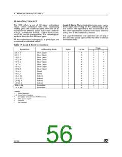 浏览型号ST62T03CN3/CCC的Datasheet PDF文件第56页