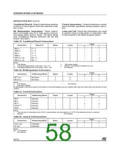 浏览型号ST62T03CN3/CCC的Datasheet PDF文件第58页