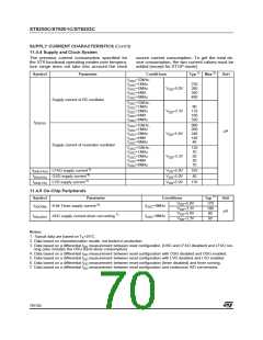 浏览型号ST62T03CN3/CCC的Datasheet PDF文件第70页